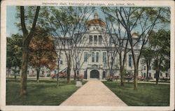 University Hall, University of Michigan Postcard