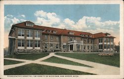 Homeopathic Hospital, University of Michigan Ann Arbor, MI Postcard Postcard Postcard