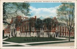 Women's League Building, University of Michigan Ann Arbor, MI Postcard Postcard Postcard