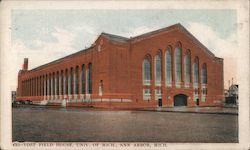 Yost Field House, University of Michigan Postcard