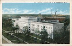 Literary Building, University of Michigan Postcard