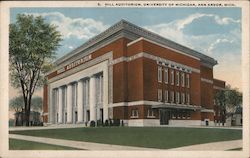 Hill Auditorium, University of Michigan Ann Arbor, MI Postcard Postcard Postcard