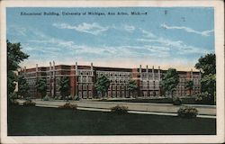 Educational Building, University of Michigan Postcard