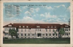 Homeopathic Hospital, University of Michigan Postcard