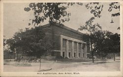 Hill Auditorium, University of Michigan Postcard