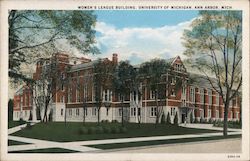 Women's League Building, University pf Michigan Ann Arbor, MI Postcard Postcard Postcard