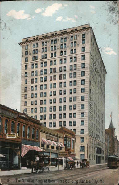 The National Bank of Commerce Building Kansas City, MO Postcard