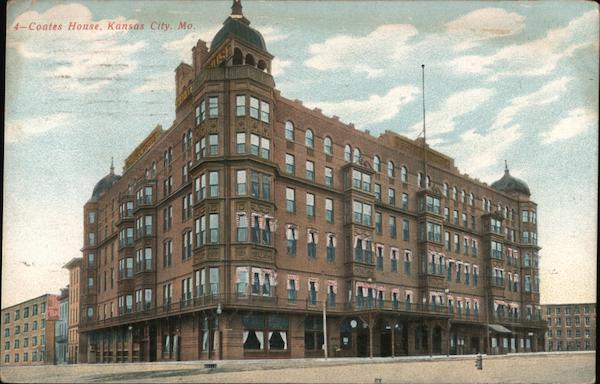 4 - Coates House Kansas City, MO Postcard