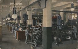 Section of Color Press Room, The Ladies Home Journal Philadelphia, PA Postcard Postcard Postcard