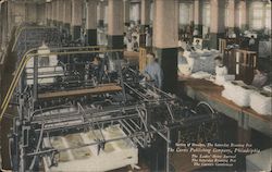 Section of Bindery, Saturday Evening Post - Curtis Publishing Postcard