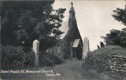 Saint Paul's Episcopal Memorial Church Postcard