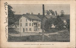 Lookout Post Office, Wayne County Pennsylvania Postcard Postcard Postcard