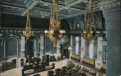 Senate Chambers in Pennsylvania's New Capitol Postcard