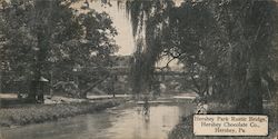 Hershey Park Bridge, Hershey Chocolate Co. Pennsylvania Postcard Postcard Postcard