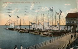 Pleasure Boats at the Inlet Postcard