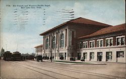 Rio Grande and Western Pacific Depot Salt Lake City, UT Postcard Postcard Postcard