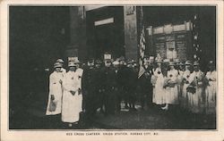 Red Cross Canteen, Union Station Postcard