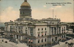 US Customs House and Post Office Kansas City, MO Postcard Postcard Postcard