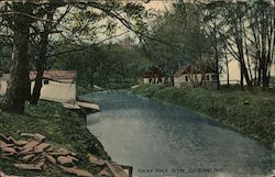 Rocky River Scene Postcard