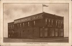 Brown's Business College Colorado Springs, CO Postcard Postcard Postcard