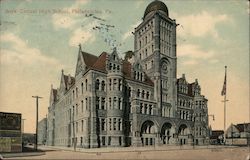 Boys' Central High School, Philadelphia, Pa. Postcard