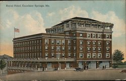 Royal Hotel Excelsior Springs, MO Postcard Postcard Postcard