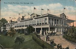 Race Track Pavilion Hot Springs, AR Postcard Postcard Postcard