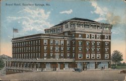 Royal Hotel, Excelsior Springs, Mo. Missouri Postcard Postcard Postcard