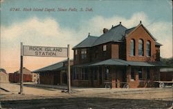 Rock Island Depot Postcard