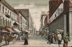 Petticoat Lane Looking East From Main Street Postcard