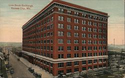 Live Stock Exchange Kansas City, MO Postcard Postcard Postcard