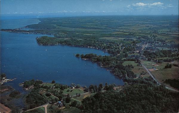 View of Little Sodus Bay Fair Haven, NY Postcard