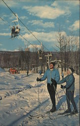 Double Chair Lift at Camelback Postcard