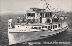 M.V. Shearwater Long Beach, CA Postcard Postcard Postcard