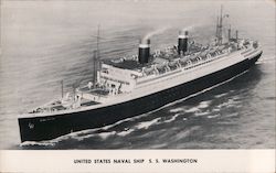 S.S. Washington United States Naval Ship New York, NY Postcard Postcard Postcard