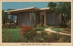 Dallas Garden Club Center, Fair Park Texas Postcard Postcard Postcard