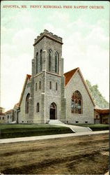 Penny Memorial Free Bapist Church Postcard