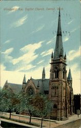 Woodward Ave. Baptist Church Postcard