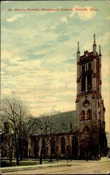 St. John's Church, Woodward Ave Postcard