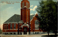 Main St. M.E. Church Kokomo, IN Postcard Postcard