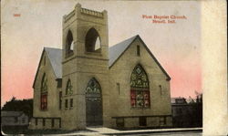 First Baptist Church Brazil, IN Postcard Postcard