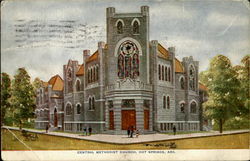 Central Methodist Church Hot Springs, AR Postcard Postcard