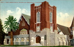 First Presbyterian Church San Bernardino, CA Postcard Postcard