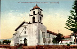 San Buenaventura Mission California Postcard Postcard