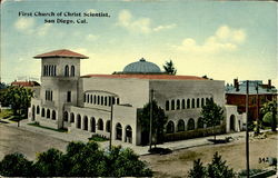 First Church Of Christ Scientist San Diego, CA Postcard Postcard