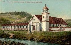 Santa Cruz Mission Postcard