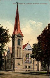 Central M.E. Church Postcard