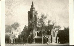 The First Bapist Church Postcard