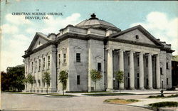 Christian Science Church Denver, CO Postcard Postcard