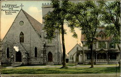 Episcopal Church Chapel and Parsons House Postcard